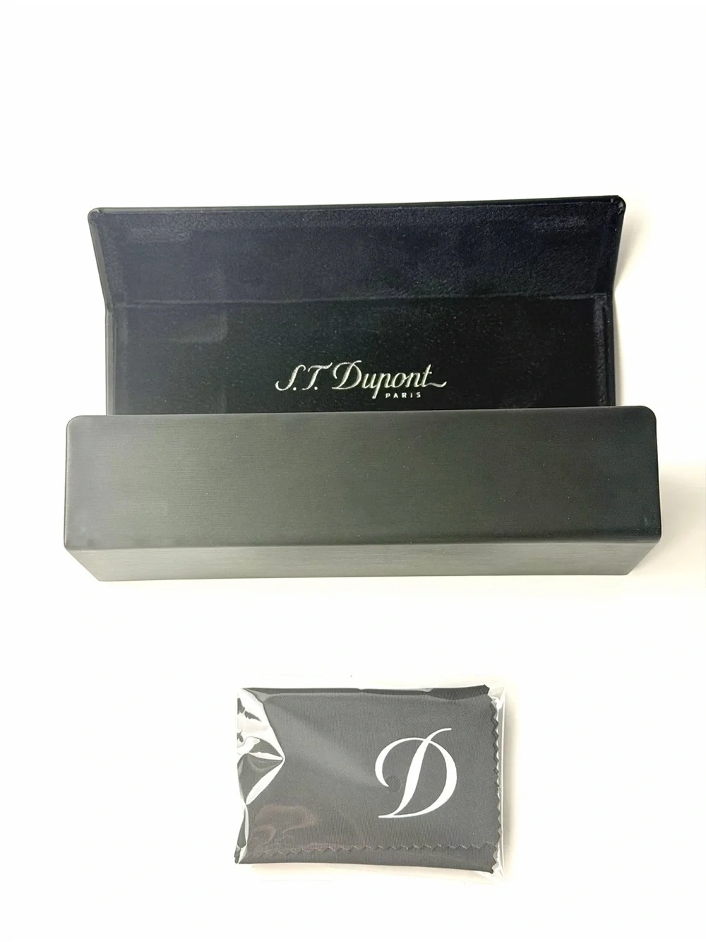 S.T. Dupont Black Accessory Case for Eyeglasses